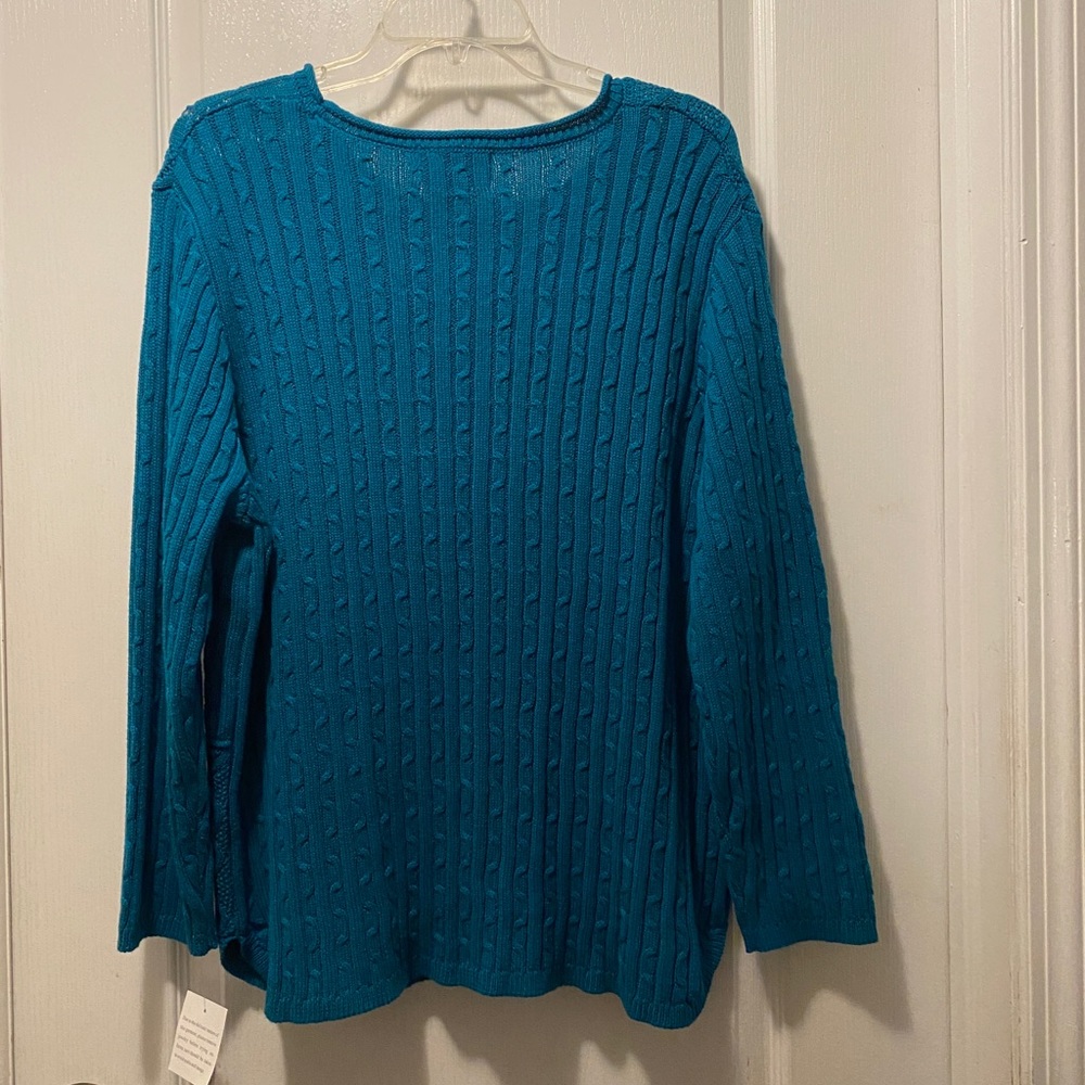 Sweater Mixed Stitch Patchwork Texture - Picture 6 of 11